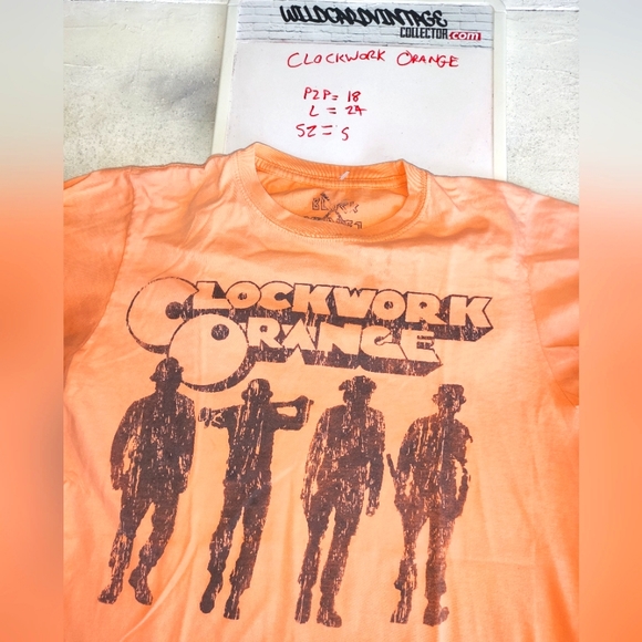 Clockwork Orange T-Shirt size small🕰️🍊 Tee - Picture 2 of 2